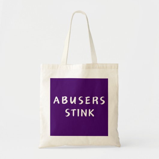 Misbruikers Stink - canvas tas (Voorkant)