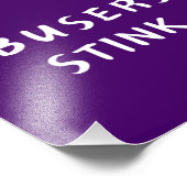 Misbruikers stinken foto afdruk (Hoek)