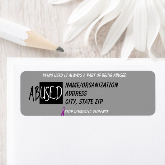 Misbruikt 2 etiket (Insitu)