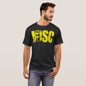MISC Bodybuilding Shirt - Gele tekst (Voorkant volledig)