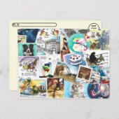 Misc Postzegels Briefkaart (Voorkant / Achterkant)