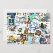 Misc Postzegels Flat Kaart (Voorkant)