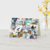 Misc Postzegels Wenskaart Kaart (Gele Bloem)