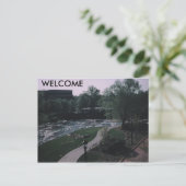 misc, WELKOM Briefkaart (Staand voorkant)