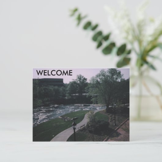 misc, WELKOM Briefkaart (Staand voorkant)