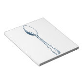 Miscellaneous - Blue Vintage: Spoon Notitieblok (Schuin)