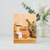 Miscellaneous - Sauna Objects Patterns Fifteen Briefkaart (Staand voorkant)
