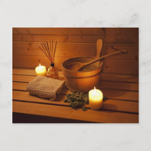 Miscellaneous - Sauna Objects Patterns Nineteen Briefkaart