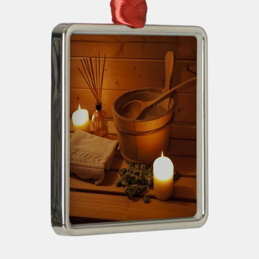 Miscellaneous - Sauna Objects Patterns Nineteen Metalen Ornament (Rechts)