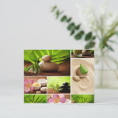 Miscellaneous - Zen Spa Collage Patterns One Briefkaart (Staand voorkant)