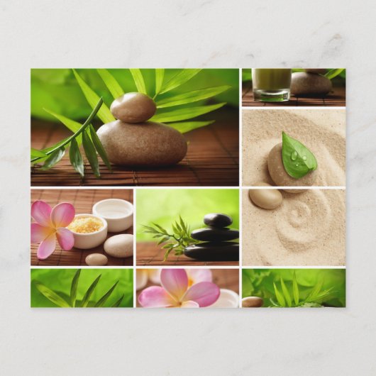 Miscellaneous - Zen Spa Collage Patterns One Briefkaart (Voorkant)