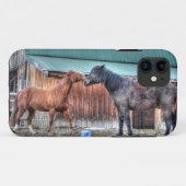 Mischenuwpaarden spelen, voor paardenliefhebbers Case-Mate iPhone case (Achterkant (horizontaal))