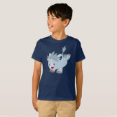 Mischevenmatige Cartoon Baby Unicorn Children T-Sh T-shirt (Voorkant volledig)