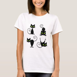 Mischevige katten t-shirt