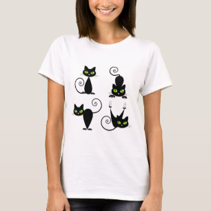 Mischevige katten t-shirt