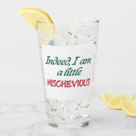 Mischevious drink glazen gespreksstarter