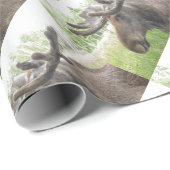 Mischiearian Moose Cadeaupapier (Rol Hoek)