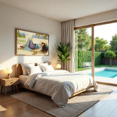 Mischief and Repose door John Godward Foto Afdruk