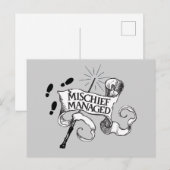 Mischief beheerd uitnodiging briefkaart (Voorkant / Achterkant)