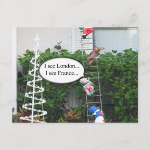 Mischief Elf Christmas Briefkaart