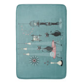 Mischief Kat familie Mischief ©studioxine Badmat (Voorkant Verticaal)