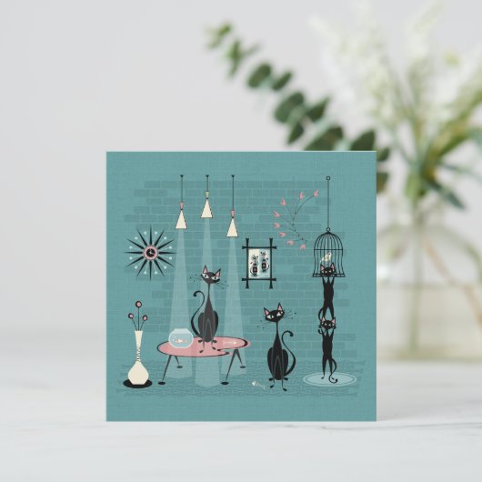 Mischief Kat familie Mischief ©studioxine Kaart (Staand voorkant)