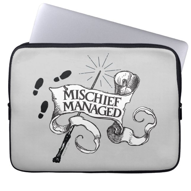 Mischief Managed Laptop Sleeve (Voorkant)