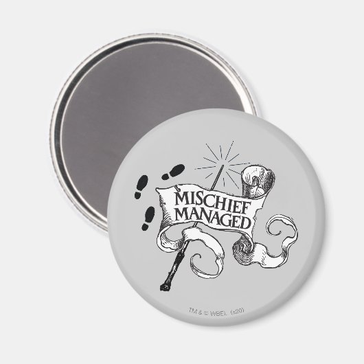 Mischief Managed Magneet (Voorkant / Achterkant)