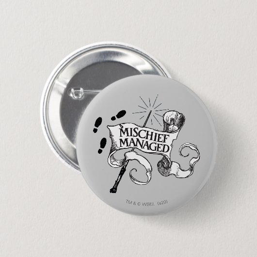 Mischief Managed Ronde Button 5,7 Cm (Voorkant /achterkant)