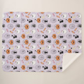 Mischief & Moonlit Whimsy Sherpa Deken (Voorkant (horizontaal))