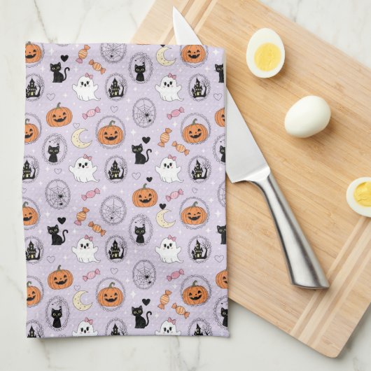 Mischief & Moonlit Whimsy Theedoek (Quarter Fold)