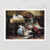 Mischief Pet Box Henriëtte Ronner-Knip Briefkaart (Voorkant)