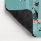 Mischief uit de middeleeuwen/kat-rood-behandeld II Muismat (Hoek)