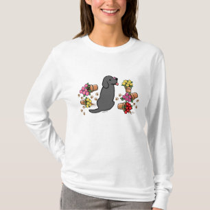 Mischievous Black Labrador T-shirt