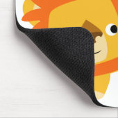 Mischievous Cartoon Lion mousepad Muismat (Hoek)