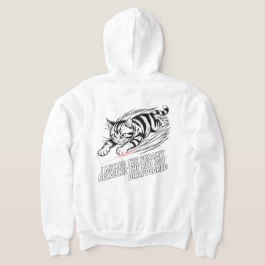  Mischievous Cat Chase - Cat Lover Sports Gift Hoodie (Laag Achter)