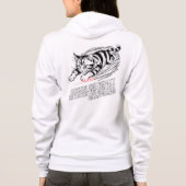  Mischievous Cat Chase - Cat Lover Sports Gift Hoodie (Achterkant)