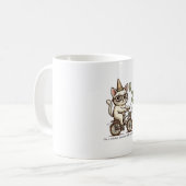 Mischievous Cat Mok –  stijl Funny Cat (Voorkant links)