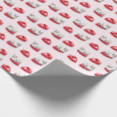 Mischievous Cat Wrapping Paper Cadeaupapier (Hoek)