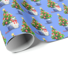 Mischievous Cats Holiday Paper Cadeaupapier