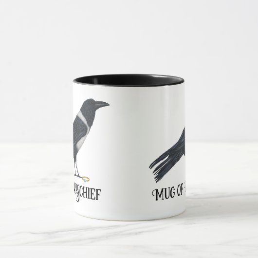 Mischievous Crow en Ring Mok (Midden)