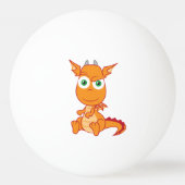 Mischievous dragon Smirking Pingpongbal (Achterkant)