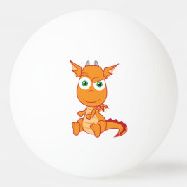 Mischievous dragon Smirking Pingpongbal