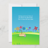 Mischievous Easter Bunny Party Kaart (Achterkant)