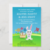 Mischievous Easter Bunny Party Kaart (Voorkant)