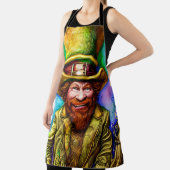 Mischievous Green Leprechaun met Clover Schort (Insitu)