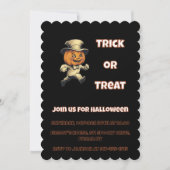 Mischievous Jack op lantaarn Halloween Party Kaart (Voorkant)