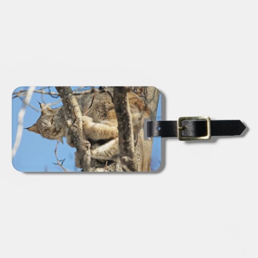 Mischievous Lynx Bagagelabel (Voorkant horizontaal)