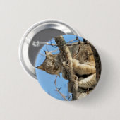 Mischievous Lynx Ronde Button 5,7 Cm (Voorkant /achterkant)