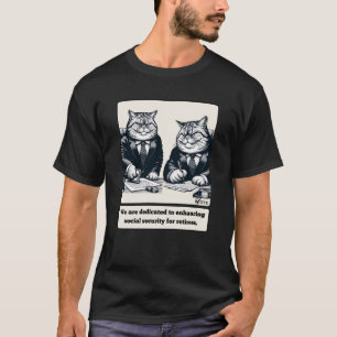 Mischievous Meows: De geslepen kat politicus T-shirt